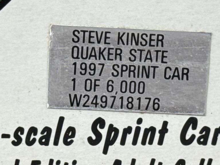 Steve Kinser #11 Quaker State 1997 Sprint Car, 1/24, Limited Edition, 1 Of 6000, Action