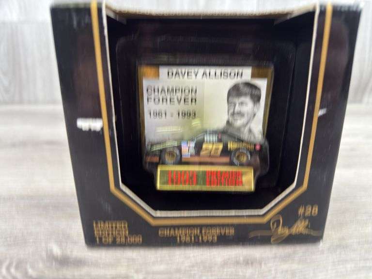 Darrell Waltrip, Richard Petty, Dennis Setzer, Robert Pressley & Davey Allison Premier Edition Stock Cars, 1/64, Limited Editions, Racing Champions