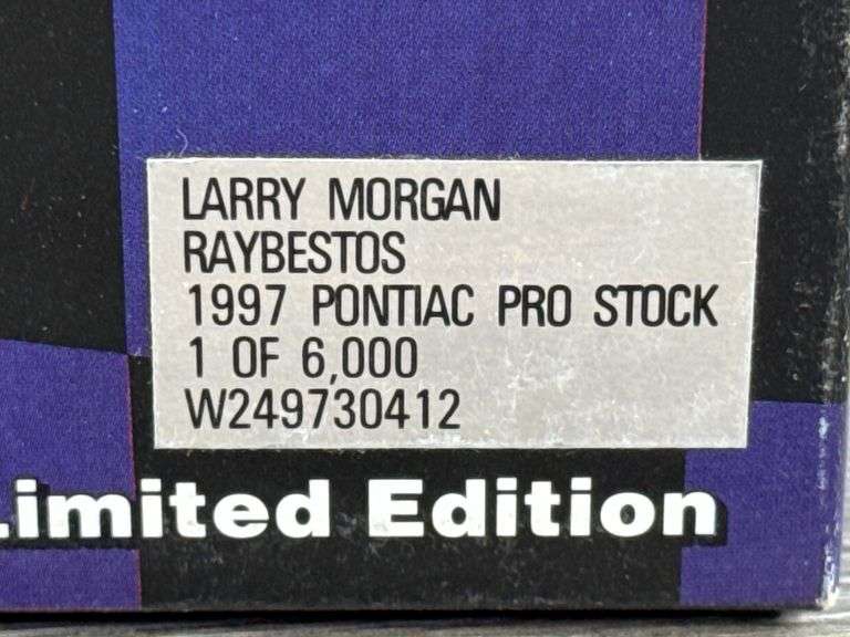 Larry Morgan Raybestos 1997 Pontiac Pro Stock, 1/24, Limited Edition, 1 Of 6000, Racing Collectables Action Platinum Series