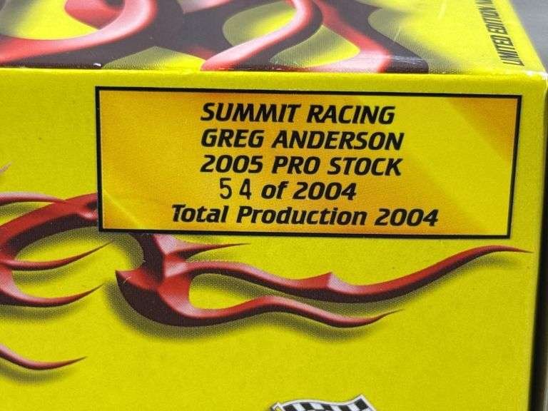 Greg Anderson Summit 2005 Pontiac Grand Am Pro Stock, 1/24, Limited Edition, #54/2004, Certificate Of Authenticity, Racing Champions