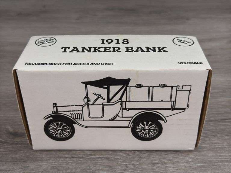 Dennis Setzer #59 Alliance Racing Team 1918 Ford Runabout Tanker Bank, 1/25, 1 Of 750, Ertl