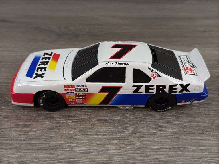 Alan Kulwicki #7 Zerex Ford Thunderbird Stock Car Bank, 1/24, 1995 Limited Edition, 1 Of 2508, Action Racing Collectables Club Of America