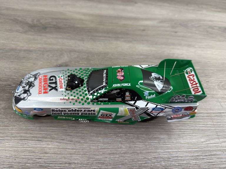 John Force Castrol GTX/3 Stooges 75th Anniversary 2003 Mustang Funny Car, 1/24, Limited Edition, Action