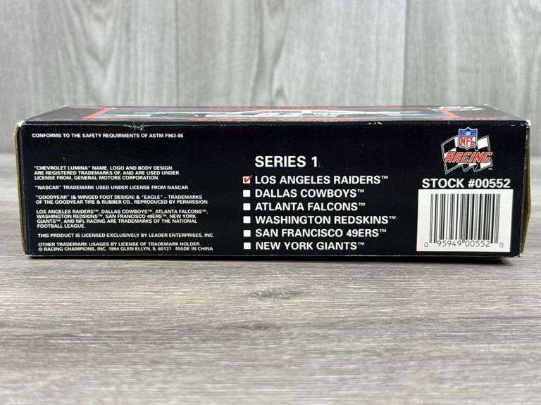 Western Division #94 L.A.Raiders Ford Stock Car Bank, 1/24, Limited Edition, 1 Of 5000, Series 1, Racing Champions