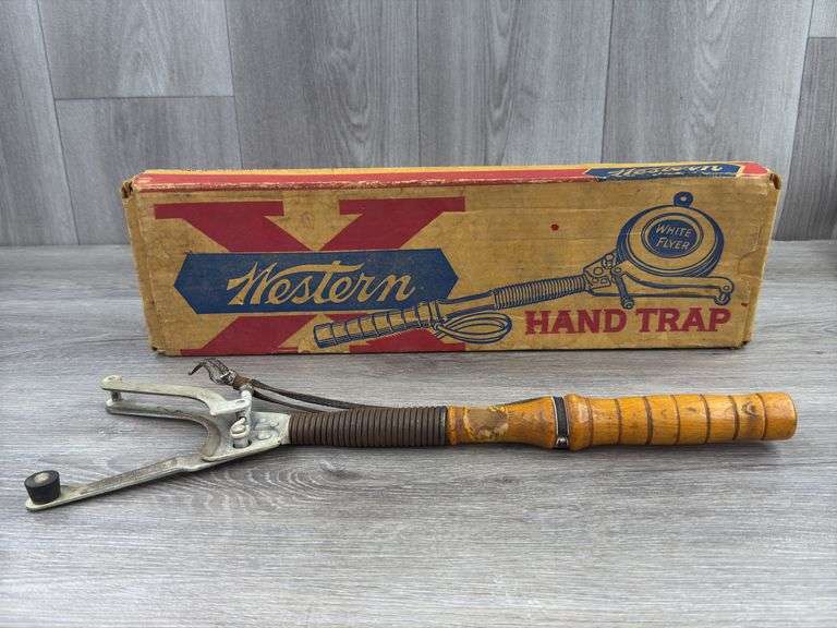Western Hand Trap Thrower, Winchester-Western Division, 17 1/4” Long