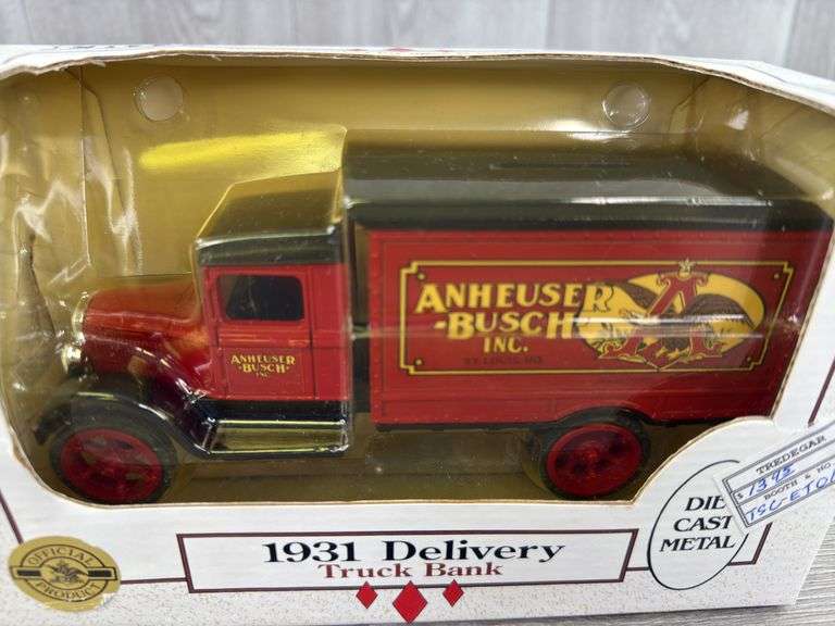 1931 Anheuser-Busch Inc. Delivery Truck Bank, 1/34, Ertl