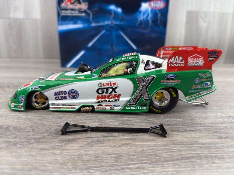 John Force Castrol GTX 2007 Mustang Funny Car, 1/24, Limited Edition, 1 Of 3700, Motorsports Authentics