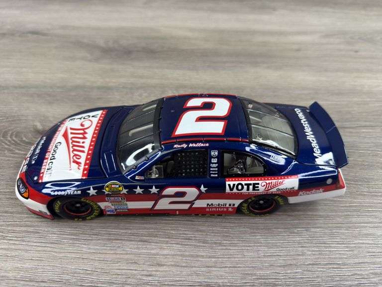 Rusty Wallace #2 Miller/Vote Miller For President Of Beers 2004 Intrepid Stock Car, 1/24, Limited Edition, 1 Of 5700, Action