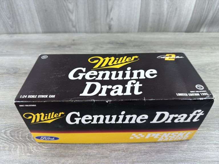 Rusty Wallace #2 Miller Genuine Draft Ford Thunderbird Stock Car, 1/24, 1995 Limited Edition, Action