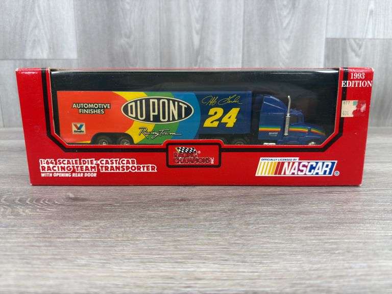 Jeff Gordon #24 DuPont Racing Team Transporter, 1/64, 1993 Edition, Racing Champions