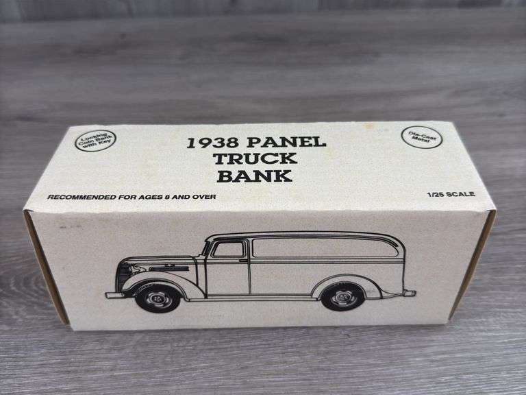 Robert Pressley #59 Alliance Racing Team 1938 Chevy Panel Truck Bank, 1/25, 1 Of 750, Ertl