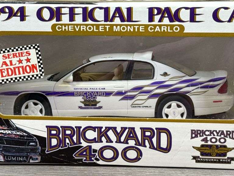 1994 Chevrolet Monte Carlo Brickyard 400 Official Pace Car, 1/24, 2nd In A Series, Certificate Of Authenticity, Official Speedway Edition, Tony George, Brookfield Collectors Guild