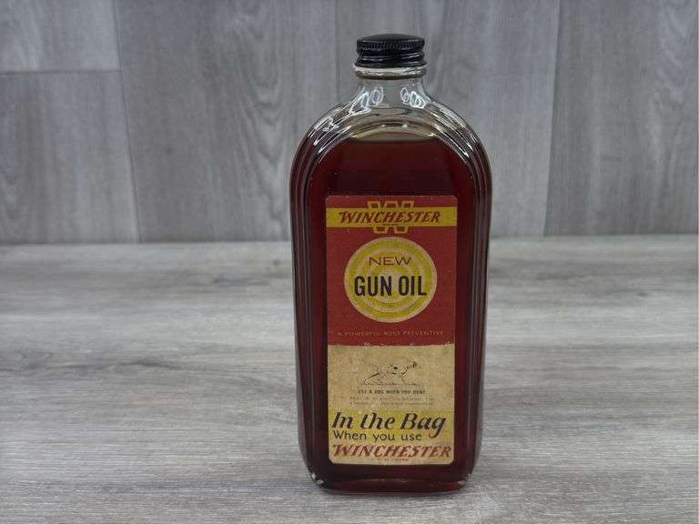 Winchester Gun Oil, Bottle States 3 Oz But Appears To Be Closer To 8 Oz., Has Been Opened