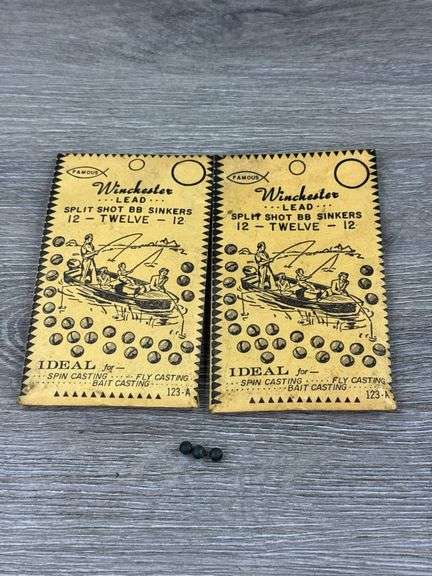 Winchester Lead Split Shot BB Sinkers, Qty. 25