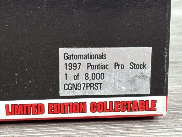 Gatornationals 28th Annual MAC Tools 1997 Pontiac Pro Stock, 1/24, Limited Edition, 1 Of 8000, Action