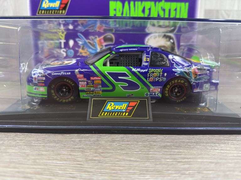 Terry Labonte #5 Kellogg’s Spooky Froot Loops Frankenstein Monster 1997 Monte Carlo Stock Car, 1/24, 1 Of 5004, Certificate Of Authenticity, Revell Collection