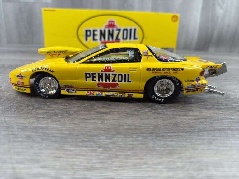 Jerry Eckman Pennzoil 1997 Pontiac Pro Stock, 1/24, 1996 Limited Edition, 1 Of 5004, Action, Seat Is Loose Inside Car