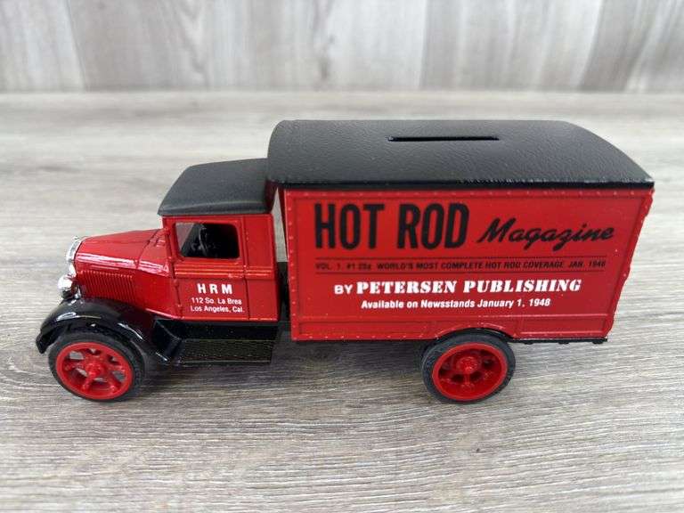 Hot Rod Magazine 1931 Hawkeye Delivery Van Bank, 1/25, Limited Edition, Pete Peterson’s 1st Delivery Truck, Performance Pioneer Series #1, Ertl, The Eastwood Company