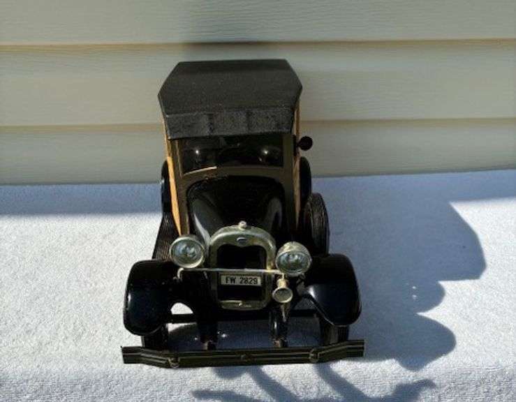 Large old 31 Ford Woody --plastic and tin