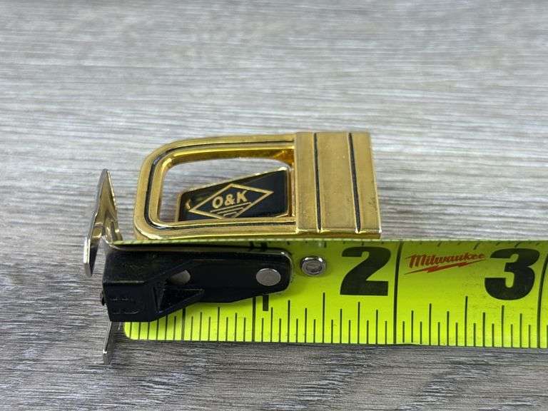 2 O&K Belt Buckles, 2” Long