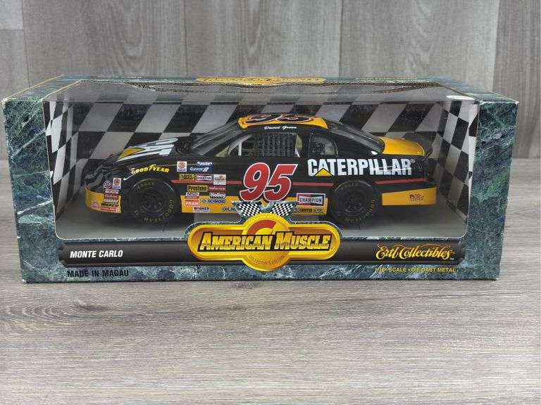 David Green #95 Caterpillar Monte Carlo Stock Car, 1/18, Collector’s Edition, American Muscle, Ertl Collectibles