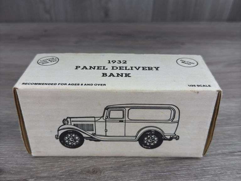 Pennzoil 1932 Ford Delivery Van Bank, 1/25, Ertl