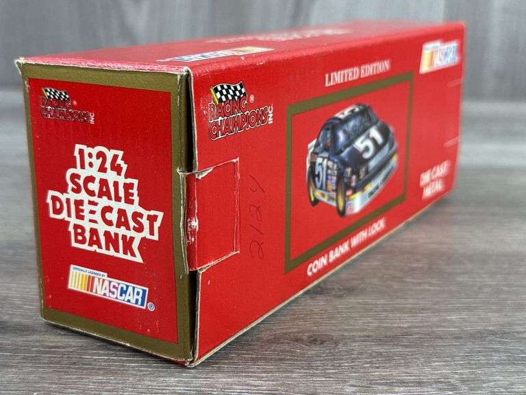 Davey Allison #28 Havoline In Memory Of Davey Ford Thunderbird Stock Car Bank, 1/24, Limited Edition, #2040/2800, Racing Champions
