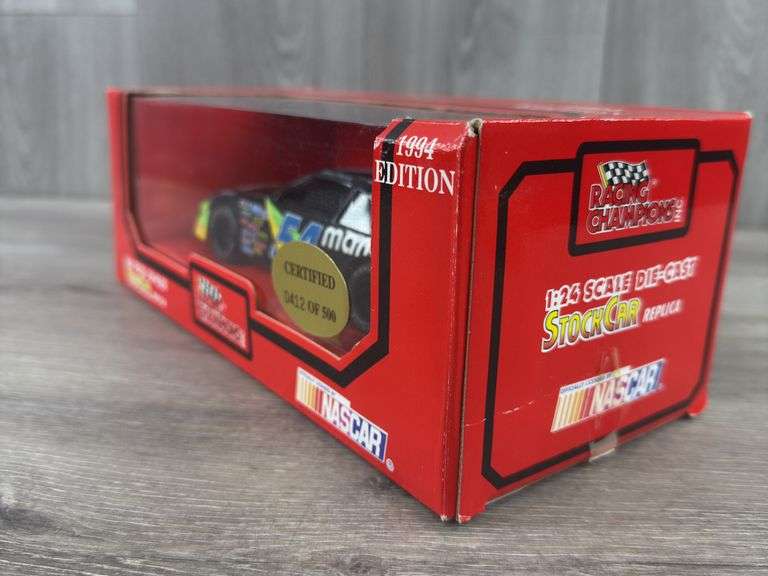 Robert Pressley #54 Manheim Auctions Lumina Stock Car, 1/24, 1994 Edition, Certified #412/500, My Winston Cup Debut Car Daytona 1994, Racing Champions