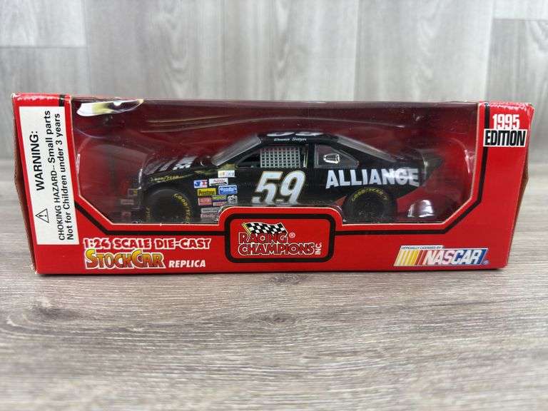 Dennis Setzer #59 Alliance Ford Thunderbird Stock Car, 1/24, 1995 Edition, Racing Champions