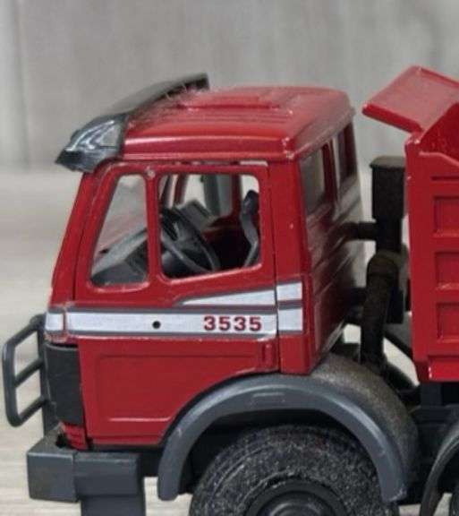 Mercedes 3535 Dump Truck, 1/43, NZG Modelle, Missing Mirror