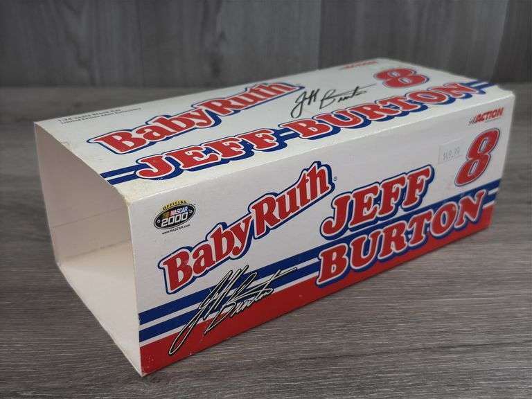 Jeff Burton #8 Baby Ruth 1990 Thunderbird Stock Car, 1/24, Limited Edition, 1 Of 8,004, Action