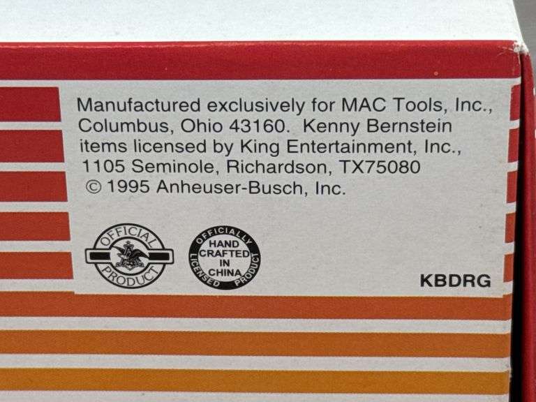 Kenny Bernstein Budweiser Top Fuel Dragster, 1/24