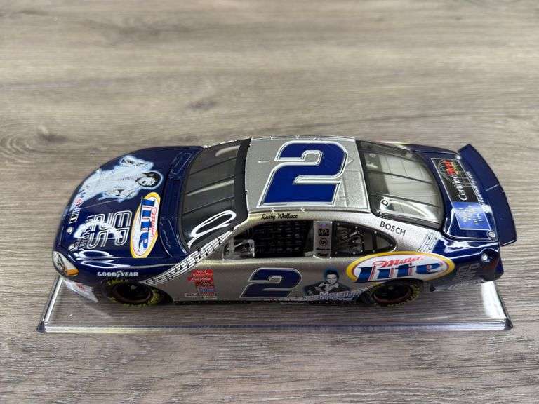 Rusty Wallace #2 Miller Lite/Elvis 25th Anniversary 2002 Taurus Stock Car, 1/24, Limited Edition, Action 10th Anniversary