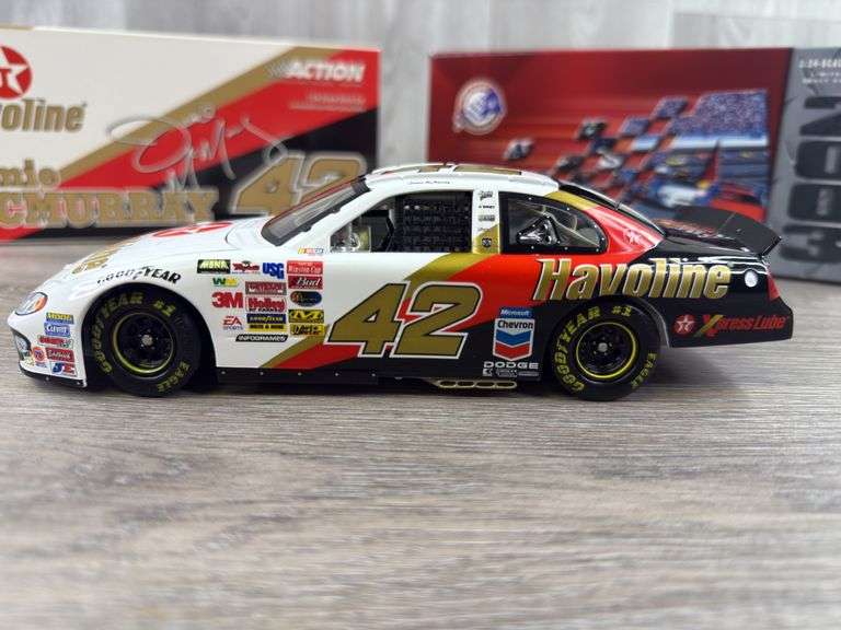 Jamie McMurray #42 Havoline/Davey Allison Rookie 2003 Intepid Stock Car, 1/24, Limited Edition, 1 Of 7608, Action