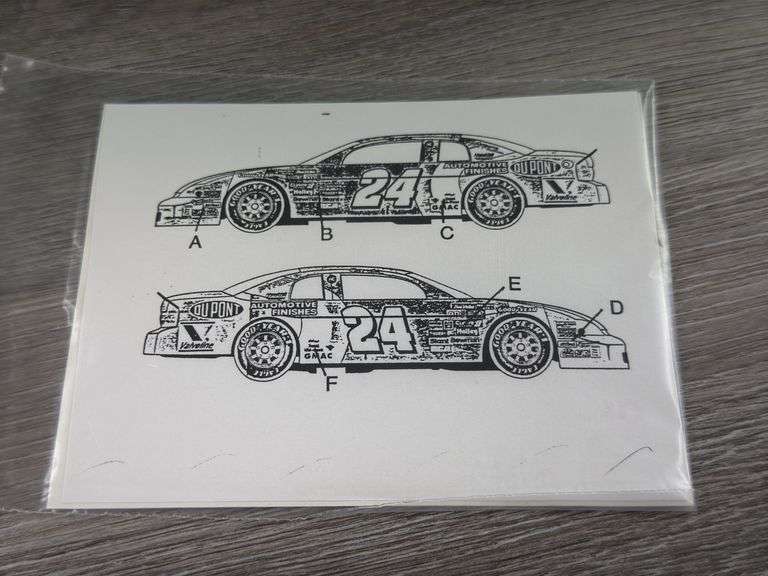 Jeff Gordon #24 DuPont Monte Carlo Stock Car, 1/18, Limited Edition, Collector’s Edition, American Muscle, Ertl Collectibles