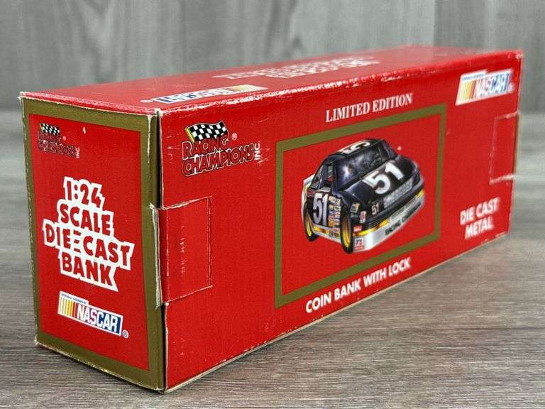 Davey Allison #28 MAC Tools/Havoline Ford Thunderbird Stock Car Bank, 1/24, Limited Edition, 1 Of 5000, Racing Champions