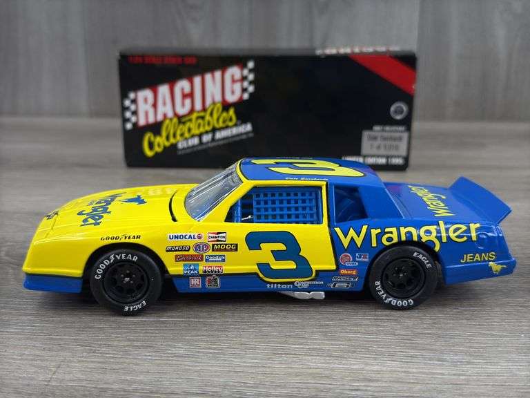 Dale Earnhardt Sr. #3 Wrangler Stock Car, 1/24, 1995 Limited Edition, 1 Of 5,016, Action Racing Collectables Club Of America