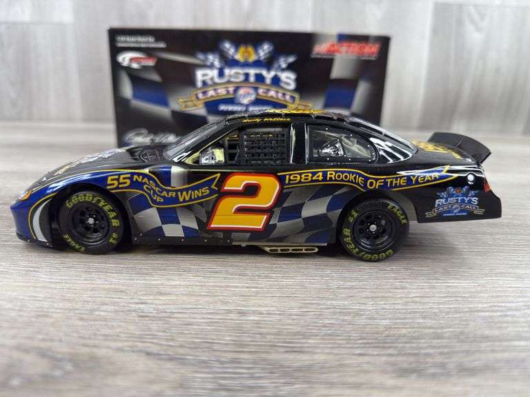 Rusty Wallace #2 Announcement Car 2004 Intrepid Stock Car, 1/24, Limited Edition, Rusty’s Last Call, Action