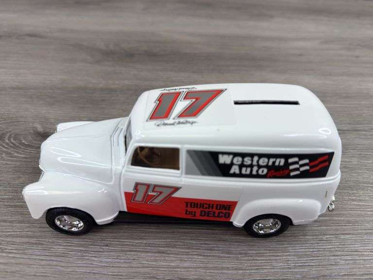 Darrell Waltrip #17 Western Auto Racing 1950 Panel Truck Bank, 1/25, Ertl