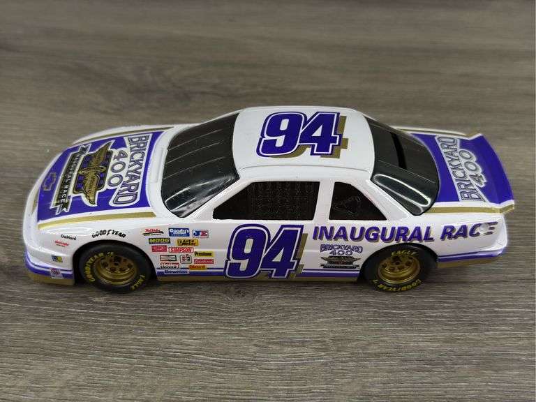 Chevy Lumina #94 Brickyard 400 Inaugural Race Stock Car Bank, 1/24, Limited Edition, S/N 14058, Racing Champions