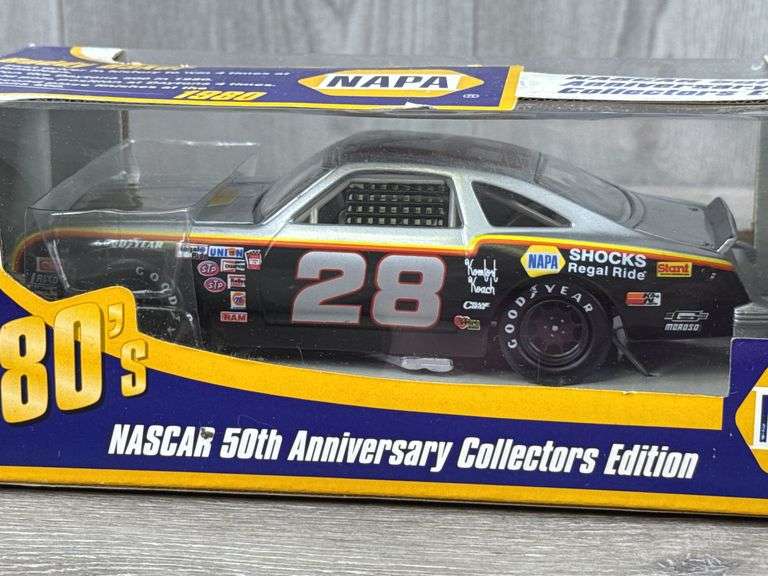 Buddy Baker #28 NAPA 1980’s Stock Car, 1/24, Limited Edition, 1 Of 6, 50th NASCAR Anniversary, Action
