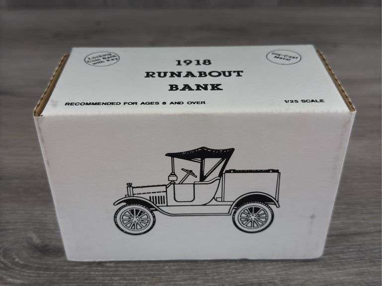 Robert Pressley #59 Alliance Racing Team 1918 Ford Runabout Bank, 1/25, 1 Of 750, Ertl
