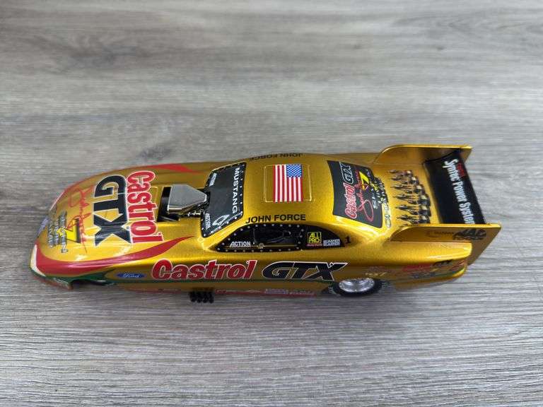 John Force Castrol GTX 7 Time Champion 1998 Mustang Funny Car, 1/24, Limited Edition, Racing Collectables Action Platinum Series