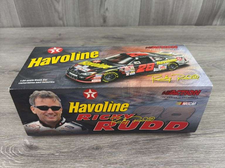 Ricky Rudd #28 Havoline/Bud Shootout 2001 Ford Taurus Stock Car, 1/24, Limited Edition, 1 Of 7824, Action