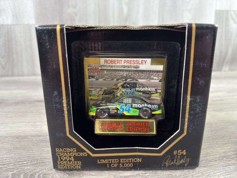 Darrell Waltrip, Richard Petty, Dennis Setzer, Robert Pressley & Davey Allison Premier Edition Stock Cars, 1/64, Limited Editions, Racing Champions