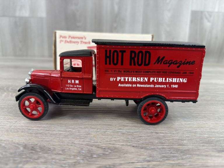 Hot Rod Magazine 1931 Hawkeye Delivery Van Bank, 1/25, Limited Edition, Pete Peterson’s 1st Delivery Truck, Performance Pioneer Series #1, Ertl, The Eastwood Company