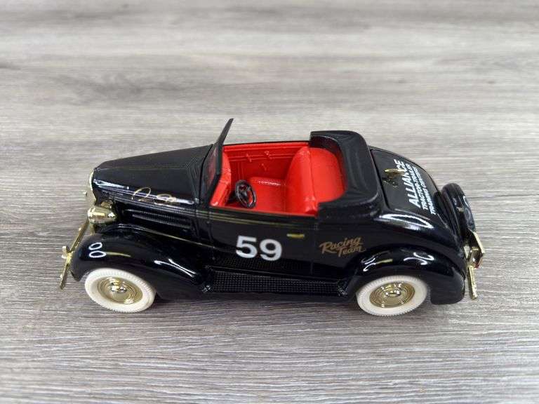 Dennis Setzer #59 Alliance Racing Team 1937 Chevy Cabriolet Bank, 1/25, Limited Edition, #49/1250, SpecCast, Liberty Classics