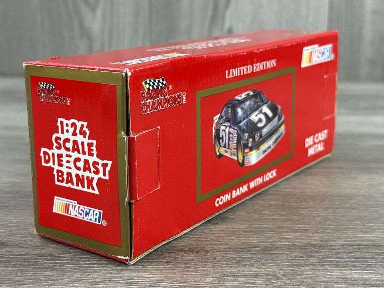 Alan Kulwicki #7 Zerex Thunderbird Stock Car Bank, 1/24, Limited Edition, 1 Of 5000, Racing Champions