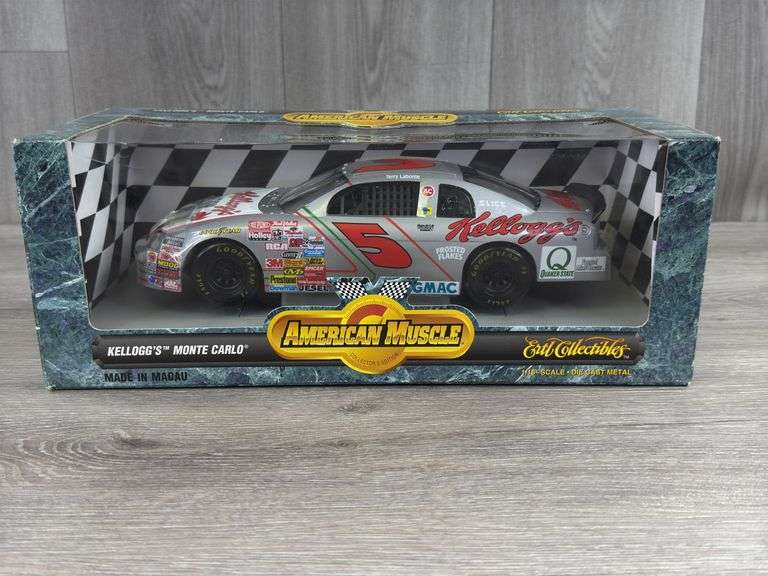 Terry Labonte #5 Kellogg’s Monte Carlo Stock Car, 1/18, Collector’s Edition, American Muscle, Ertl Collectibles
