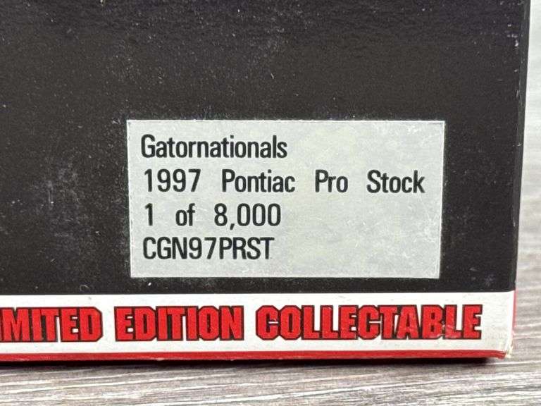 Gatornationals MAC Tools 1997 Pontiac Pro Stock, 1/24, Limited Edition, 1 Of 8000, Action